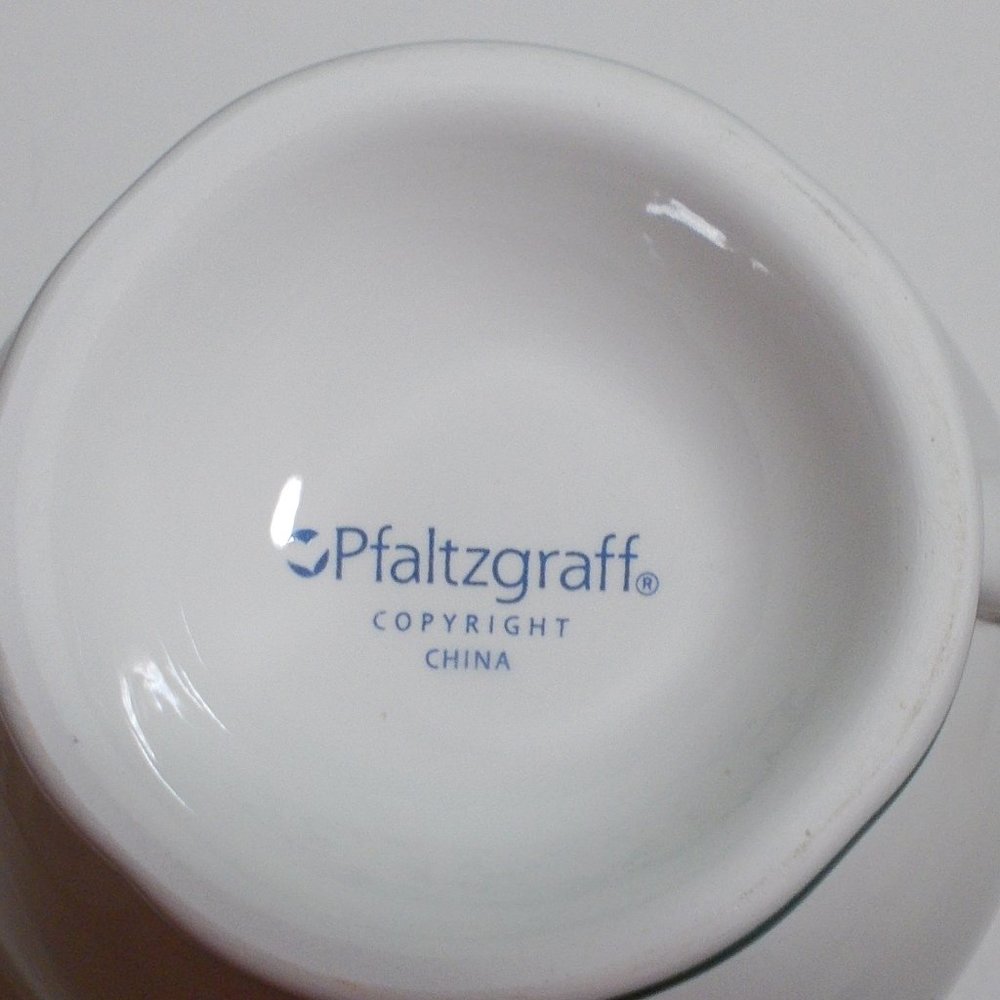 PFALTZGRAFF WINTERBERRY SCULPTED TEA FOR ONE NWB - Picture 6 of 8